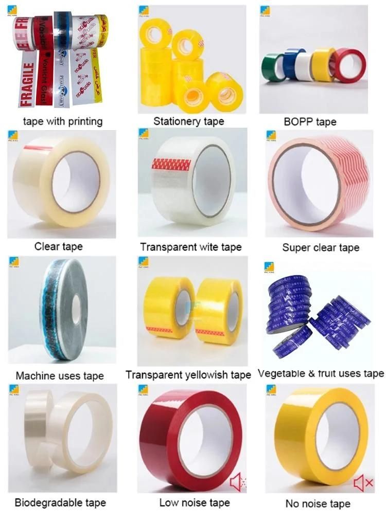 Customized Packing Transparent Adhesive Carton Fragile BOPP Tape