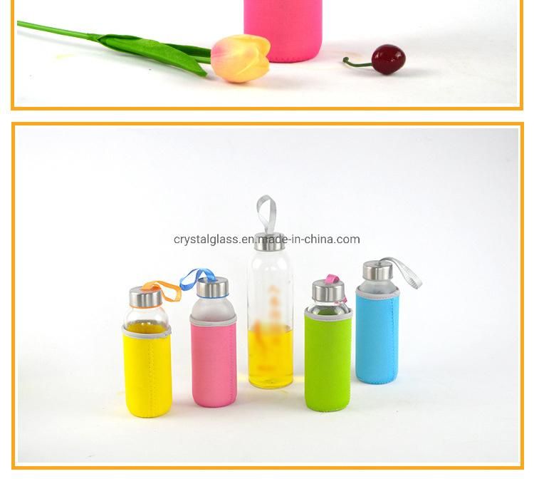 150ml 300ml 420ml 500ml Glass Bottle as Gift for Water and Beverage