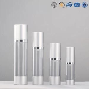 15ml Clear Frosted Custom Decorated Airless Bottles