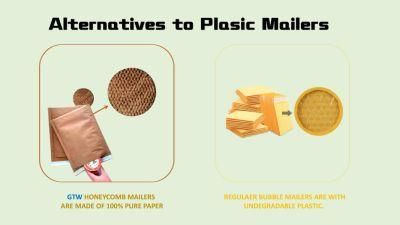 OEM New Product Eco Friendly Biodegradable Honeycomb Paper Padded Mailer