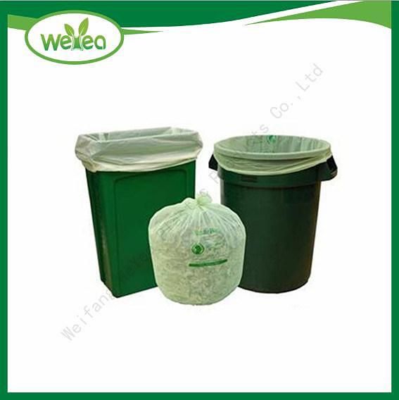 Custom Printed Environmentally Friendly Biodegradable Plastic HDPE LDPE Garbage Bags