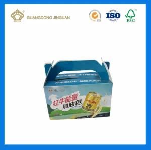 Custom Printed Gable Paper Box for Pastry and Snacks Packaging