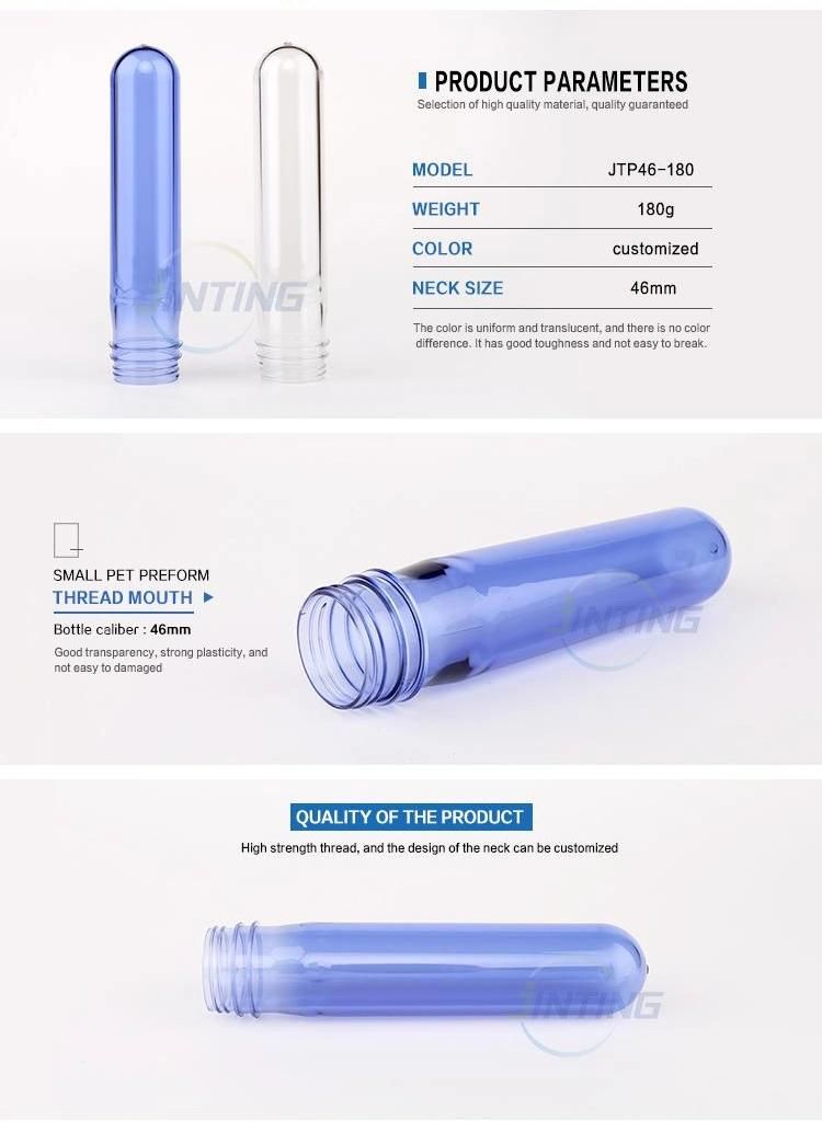 45/46mm Pet Preform Water Bottle Preform