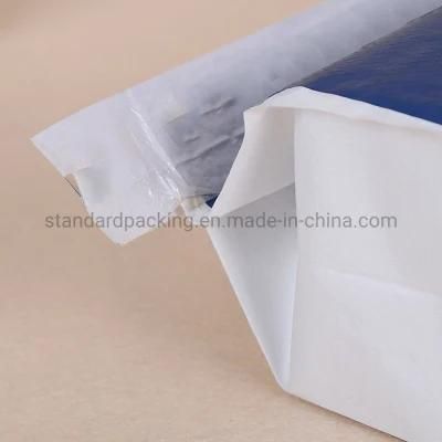 Plastic Bags for Protein Animal Feed Kraft Paper Laminated PP Woven Bag Packing Dog Cat Chicken Rabbit Feed Bag