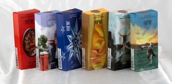 Customized Printed 3D Lenticular Effect Packaging Box