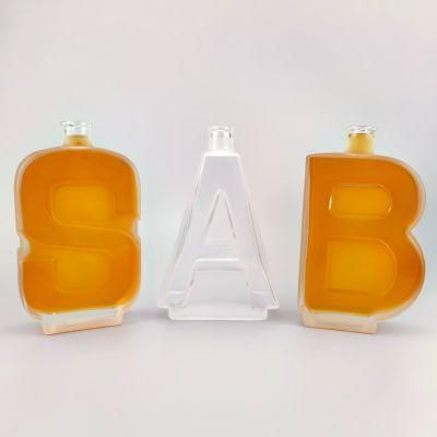 790ml S-Shaped Glass Wine Packing Bottle