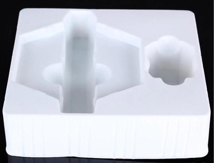 Custom Shape Plastic Blister Insert Tray Cosmetic White Blister Packaging Tray