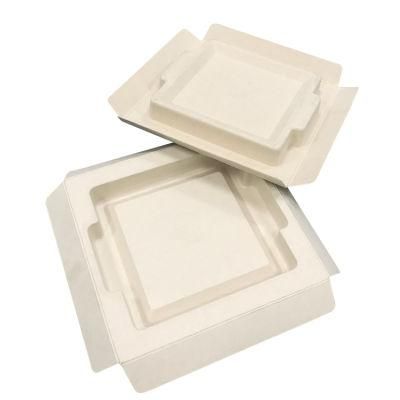 Biodegradable Recycled Paper Molded Pulp Tray for Paper