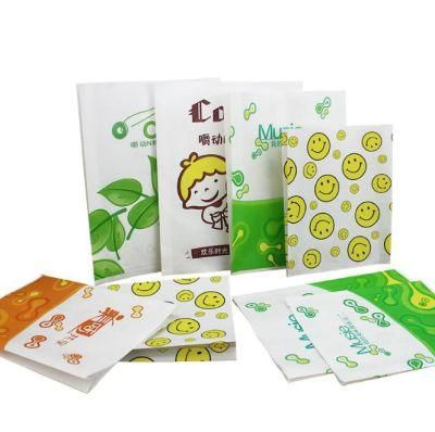 Biodegradable Kraft Paper Greaseproof Paper Bag for Chips Snack Sandwich Package Bag