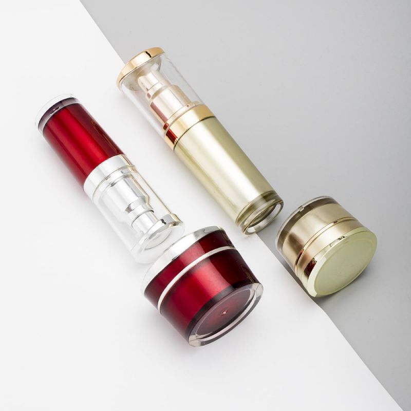 5g 10g 15g 20g 25g 30g 20ml 30ml Hot Sale Acrylic Cream Jar and Bottle Set for Skin Care