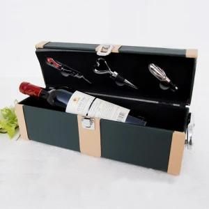 High Quality Customized Leather Wine Box (LG-WB004)