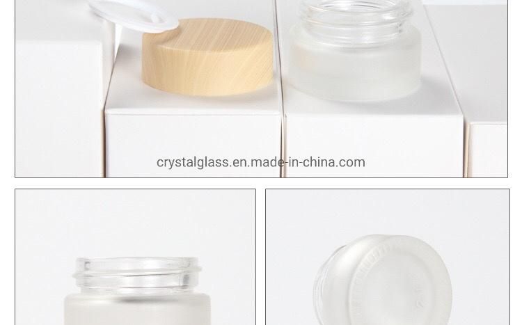 30g 50g Wood Cream Jars Cosmetic Packaging