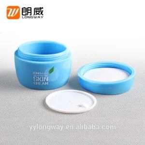 Luxury Design 30g 50g Sky Blue Plastic Cosmetic Cream Jar