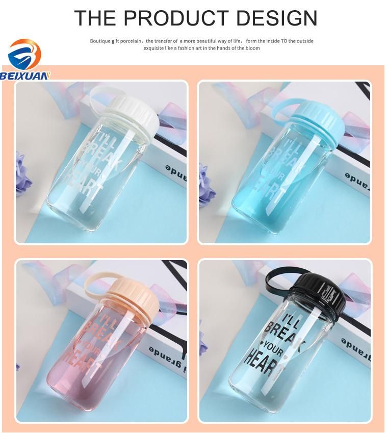 2020 New Space Glass Car Cup Portable Outdoor Sports Bottle