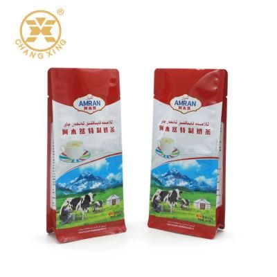 China Made Side Gusset Bag Printing Aluminum Foil Plastic Bag Whey Protein Milk Powder Packaging