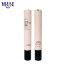 Wholesale Recycled Customized Cosmetic Packaging PE Nozzle Plastic Tube with Black Filp Cover for Eye or Face