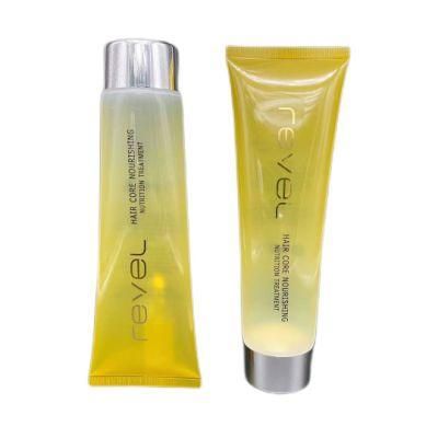 200ml Natural Soft Squeeze Plastic Cosmetic Tube with Black Flip Top Lid