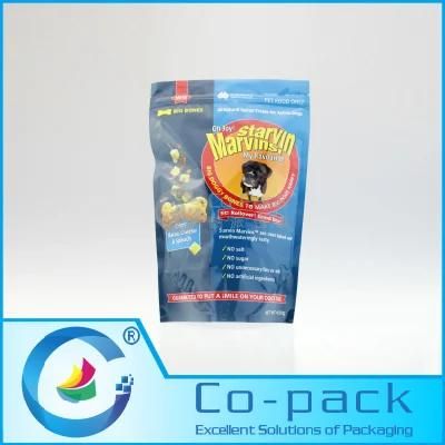 Laminated Zip-Lock Plastic Dog Food Packaging Bag