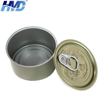 Food Grade Tinplate Food Can Two Piece Can for Tuna Fish Packing