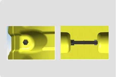 Wholesale Warehouse Road Racking Safety Barrier Plastic Column Protector