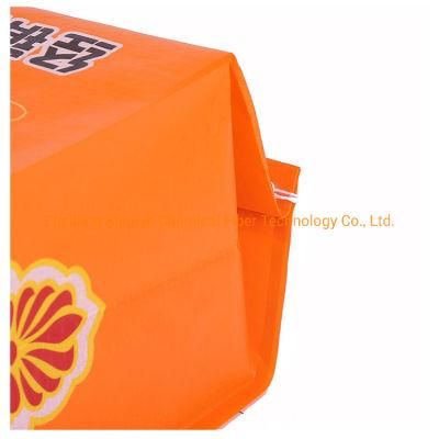 25kg Laminated Wheat Flour Feed Packaging Rice PP Woven Bag