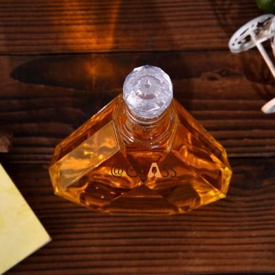 500ml Vintage Brandy Bottle with Glass Acrylic Stopper