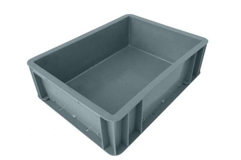 EU Box High Quality Injection Cheap HDPE Recycle Moving Industrial Tool Storage Stackable EU Plastic Turnover Box for Sale