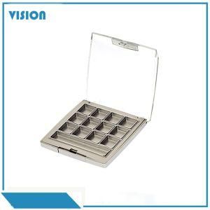 Y089 Black Makeup Plastic Case Eye Shadow Case Powder Packaging