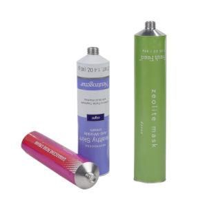 Factory Price Empty Aluminum Squeeze Tubes Cosmetic Cream Tube for Hair Dye