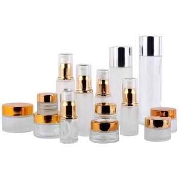 Wholesale 50g Logo Printing Cosmetic Packaging with Aluminium Pump Skin Care Set