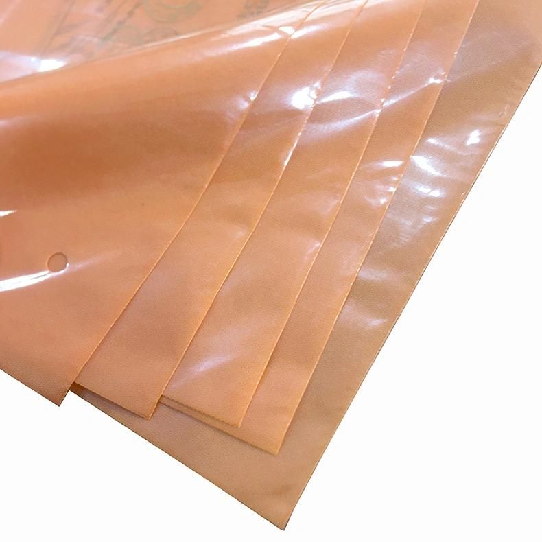 Custom Logo Poly Bag PE CPE Plastic Packaging Bag with Zipper for Clothing