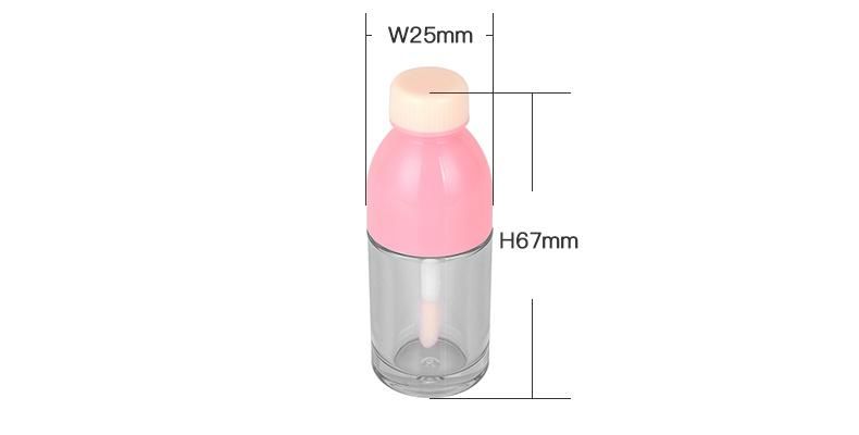 Hot Sale 5ml Mini Cute Clear Tubes Plastic Lip Gloss Packaging Cute Plastic Packing for Lip Gloss Cute Packaging Lip Gloss