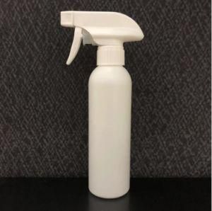 250ml HDPE Plastic Matt White Boston Round Trigger Spray Cleaning Bottle