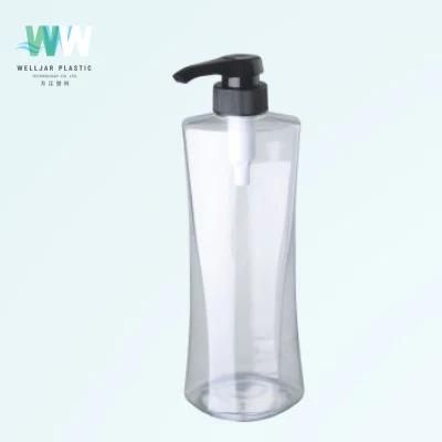 600ml Plastic Pet Bottle with Pump Sprayer for Shampoo