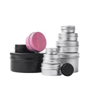 Factory Supplier Round Aluminum Tea Cans Packaging Cosmetic Jar