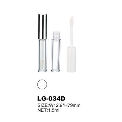 Matte Lipgloss Tube Colorful Round Shape Lip Gloss Container Tube