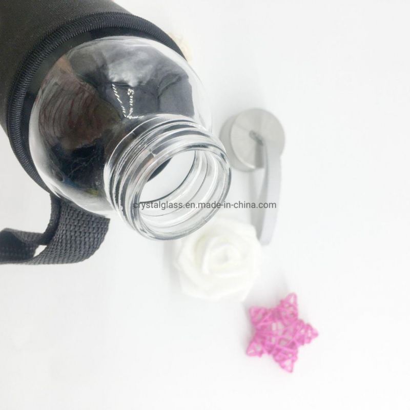 1LTR 100ml Wholesale Clear Glass Bottle Drinking Bottles for Beverage and Juice Water Bottle