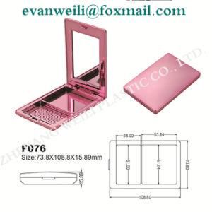 Weili F076 Plastic Cosmetic Packaging Container Eyeshadow Palette Powder Compact