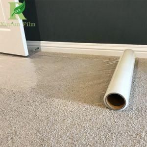 Free Sample Anti Dust Surface Protective Film Plastic Cover for Carpet