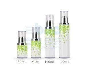 Luxury Plastic Pump Cosmetic Packaging as Airless Bottle