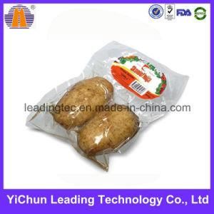 Potato Vegetable Packing Vacuum Plastic Heat-Seal Windowed Bag