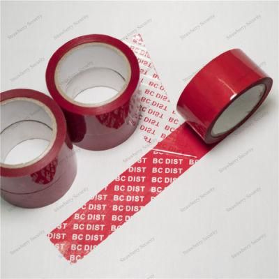 Waterproof Tamper Proof Safety Tape Security Seal Tape for Carton