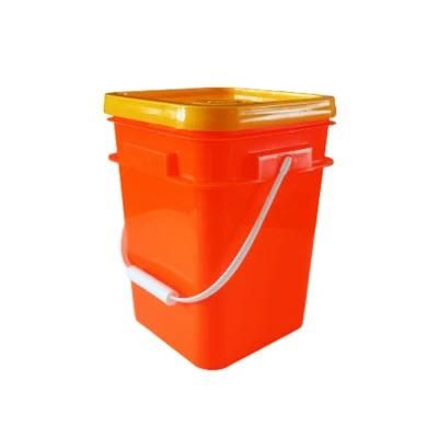 20L Food Grade 5 Gallon Plastic Buckets with Handle and Lid Plastic Pail
