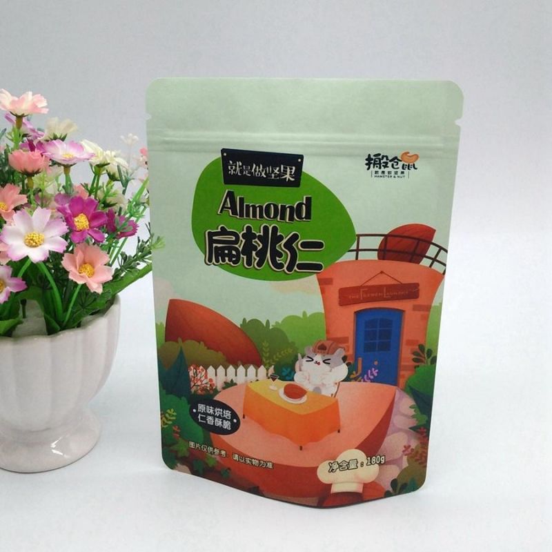 Cookies Packing Zipper Bag Stand up Plastic Bag Food Bag