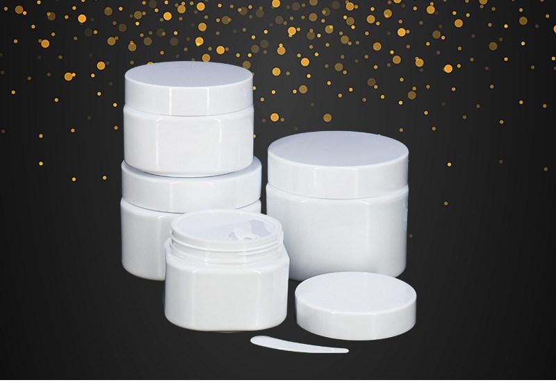 50 Ml 100 Ml 8 Oz 300 Ml 450 Ml Square White Plastic Containers with Lids