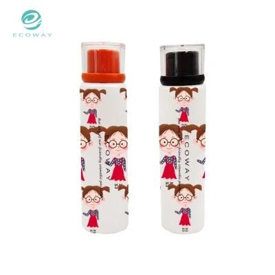 Empty PE 40ml Offset Printing Screw Cap Acrylic Double Cover Cosmetic Tube