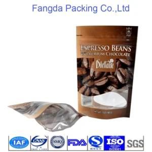 Aluminum Foil Coffee Zipper Bag Stand up Zipper Coffee Pouch