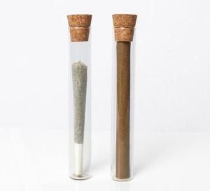 120mm Glass Pre-Roll Tubes with Cork - Standard Width
