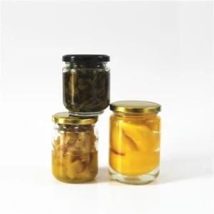 Clear Empty Glass Storage Jar with Lid