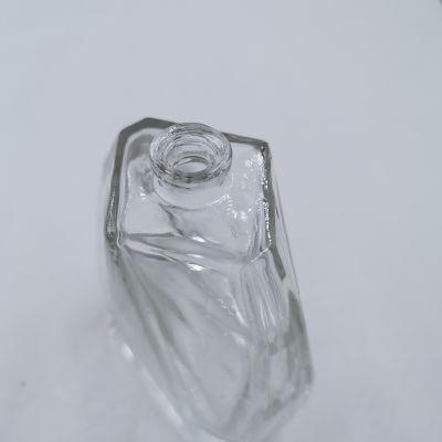 100ml Empty Perfume Bottle Round Transparent Parfum Bottle Spray Glass Bottle Jh080